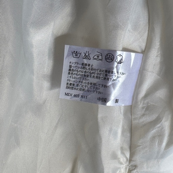 Floral Laura Ashely Dress - White and Blue - Picture 9 of 10